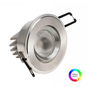 DX200182  Parrot Spot L, 8W LED Downlight 60°, RGB/3000K